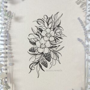 Blackberries and blossoms