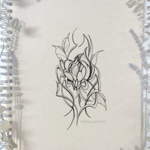 Blooming spider